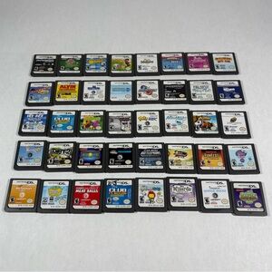 40 Nintendo Ds Games Mixed Lot RPG Platformer Adventure Arcade Racing Kids ETC